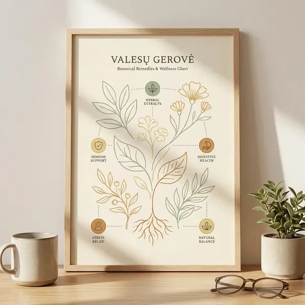 Botanical ingredient relationship diagram